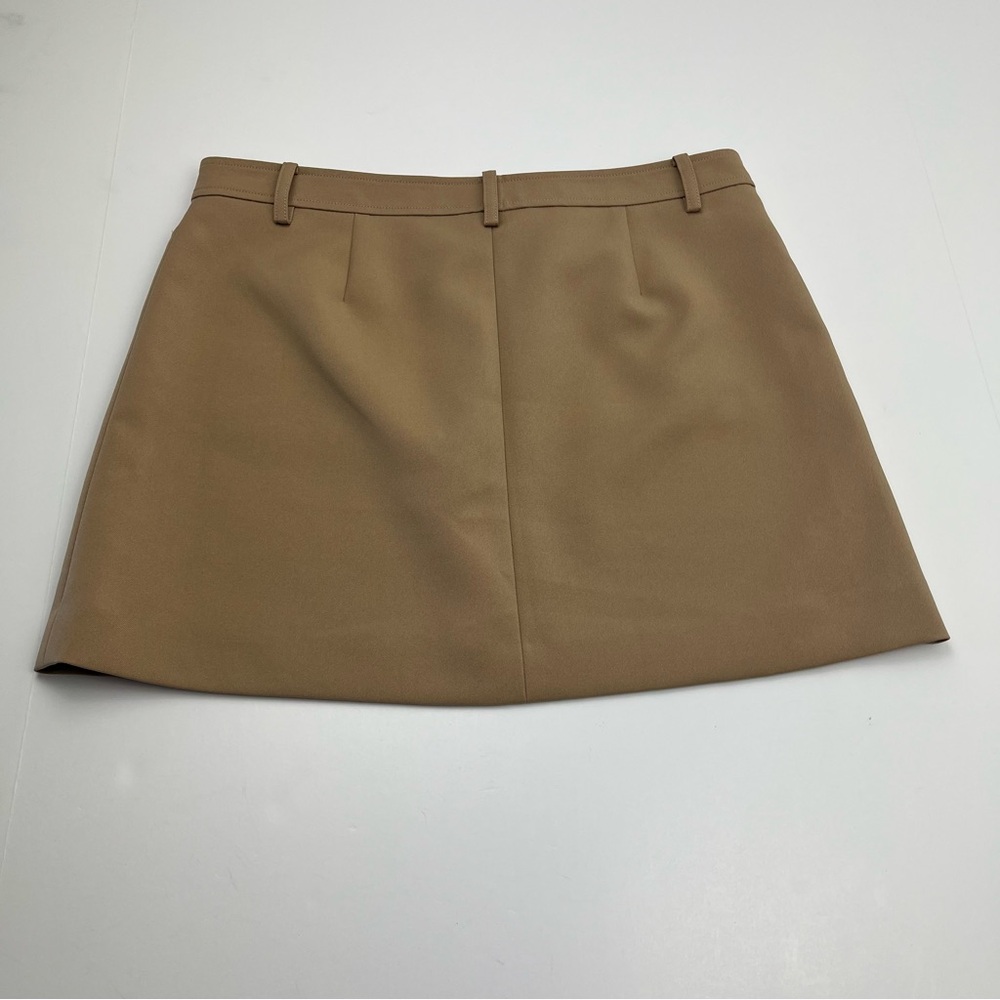 Theory‎ Lupah Prospective Safari Mini Skirt Womens Tan Size 6 Office Event - Picture 11 of 11